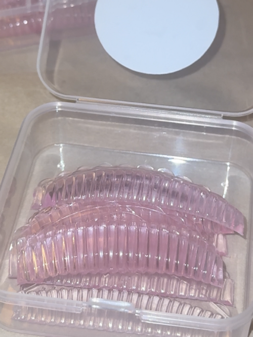 Selvklæbende lash lift skabeloner